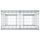 Gabion højbed Sølv