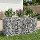 Gabion højbed Sølv