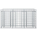 Gabion højbed Sølv
