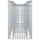 Gabion højbed Sølv