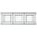 Gabion højbed Sølv