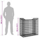 Gabion højbed Sølv