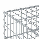 Gabion højbed Sølv