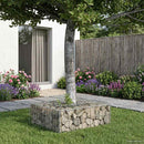 Gabion højbed Sølv