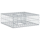 Gabion højbed Sølv