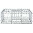 Gabion højbed Sølv