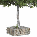 Gabion højbed Sølv