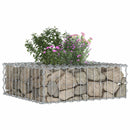 Gabion højbed Sølv