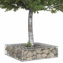 Gabion højbed Sølv