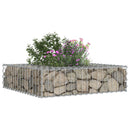 Gabion højbed Sølv