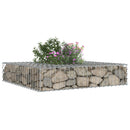 Gabion højbed Sølv