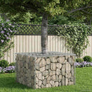Gabion højbed Sølv