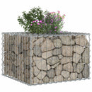 Gabion højbed Sølv