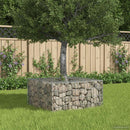 Gabion højbed Sølv