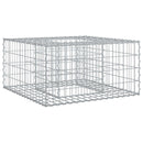 Gabion højbed Sølv