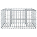 Gabion højbed Sølv