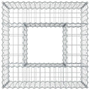 Gabion højbed Sølv