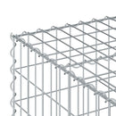 Gabion højbed Sølv