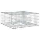 Gabion højbed Sølv