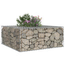 Gabion højbed Sølv