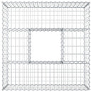 Gabion højbed Sølv