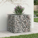 Gabion højbed Sølv