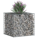 Gabion højbed Sølv