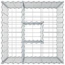 Gabion højbed Sølv