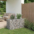 Gabion højbed Sølv