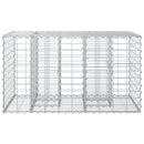 Gabion højbed Sølv