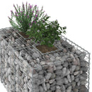 Gabion højbed Sølv