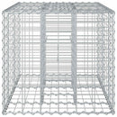 Gabion højbed Sølv