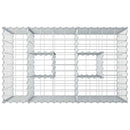 Gabion højbed Sølv