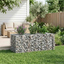 Gabion højbed Sølv