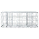 Gabion højbed Sølv
