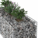 Gabion højbed Sølv