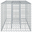 Gabion højbed Sølv