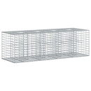 Gabion højbed Sølv