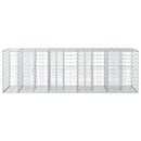 Gabion højbed Sølv