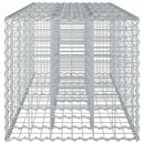 Gabion højbed Sølv