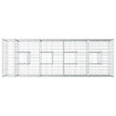 Gabion højbed Sølv