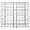 Gabion højbed Sølv