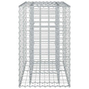 Gabion højbed Sølv