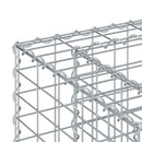 Gabion højbed Sølv
