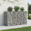 Gabion højbed Sølv