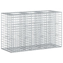 Gabion højbed Sølv