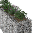 Gabion højbed Sølv