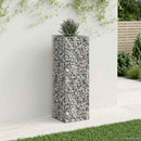 Gabion højbed Sølv