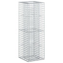 Gabion højbed Sølv