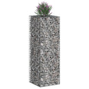 Gabion højbed Sølv